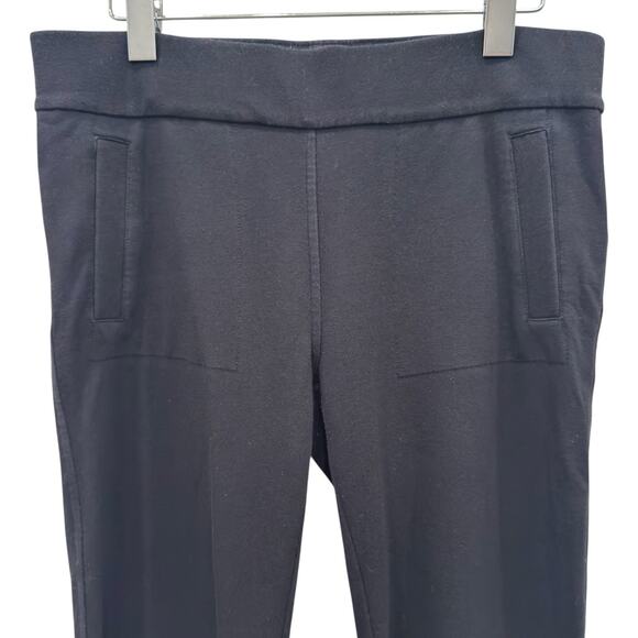 Norma Kamali Sweats Joggers Black Size Small Sweatpants Tapered Lounge Cozy - Picture 2 of 9